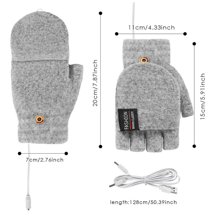 2-side-convertible-waterproof-heat-cycling-heating-glove-knitted-adjustable-usb-gloves-electric