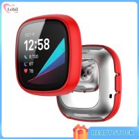 จัดส่ง】เคสป้องกันแบบเต็มหน้าจอที่เข้ากันได้สำหรับ Fitbit Versa3 Sense Smart Watch