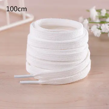 White shoe store strings