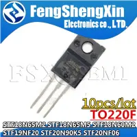 10pcs STF18N65M2 STF18N65M5 STF18N60M2 STF19NF20 STF20N90K5 STF20NF06 18N65M2 18N65M 18N60M2 F19NF20 20N90K5 F20NF06 TO220F WATTY Electronics