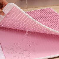 Pet Cat Litter Mat Waterproof Foldable EVA Double-Layer Cats Mat Bottom Non-slip Pet Litter Cat Mat Layer Pet Litter Catcher Mat