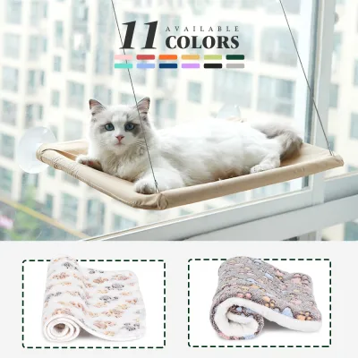 Cat House Hammock Window Bed For Cats Cushion Hanging Window Bed With Blanket Home Nesk Supplies Dog Mat Sleep Accessories