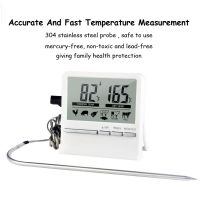 ♝ Barbecue Thermometer Electronic Digital BBQ Grill Kitchen Thermometer Household Cooking Oven Baking Probe Food Thermometer 2021