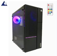 AZZA IRIS 330DF RF Remote control ATX Case Mid Tower  เคส ฝากระจก เรียบหรู แถมชุดไฟ ARGB +รีโมทไร้สาย สินค้ารับประกัน 1 ปี