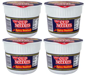 8 x Nissin Cup Noodles Mini Spicy Seafood (40g)