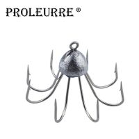 1pcs Fishing Hook Bait Barb Fishhook Lure Tackle Box Size Carbon Steel eight claw hook Fishing gear accessories of Octopus hook Accessories