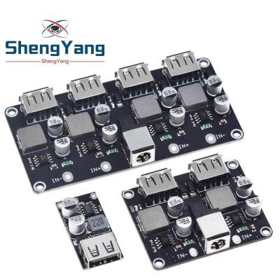 USB QC3.0 QC2.0 USB DC-DC Buck Converter Charging Step Down Module 6-32V 9V 12V 24V to Fast Quick Charger Circuit Board 5V