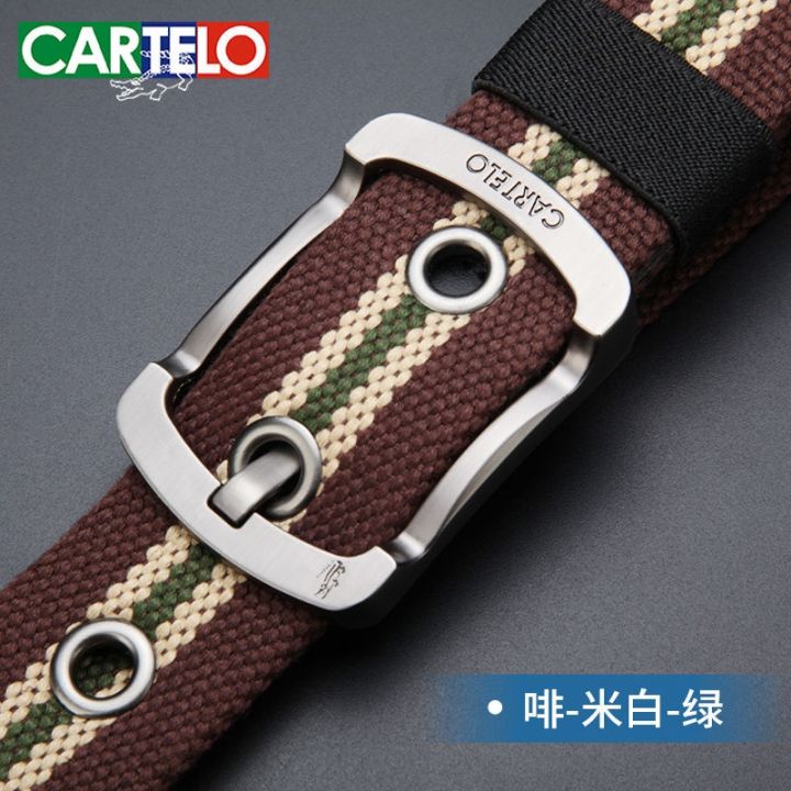 cartelo-belt-male-pin-buckle-youth-canvas-belt-men-fashion-leisure-jeans-with-tide