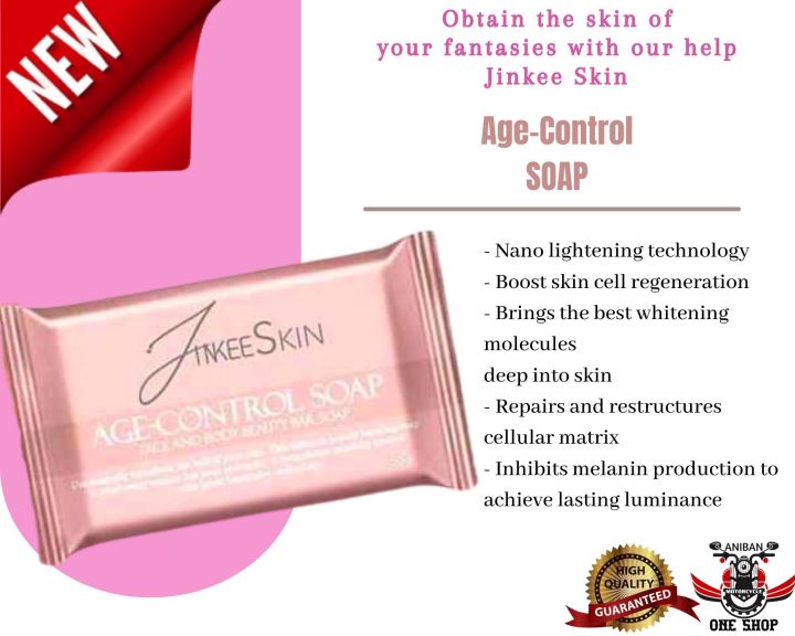 Jinkee Skin Age Control Face And Body Beauty Soap 75g 150g With Freebies Cod On Hand 