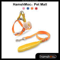 HamshMoc Quick Fit Dog Harness And Leash Set Step In Pet Puppy สายรัดปรับระดับได้ Soft Dog Leash สำหรับสุนัขขนาดเล็ก