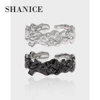 SHANICE S925ฟอยล์ดีบุกแบบแปลกๆสำหรับผู้หญิง,แฟชั่นลาวากลวงปรับปาร์ตี้