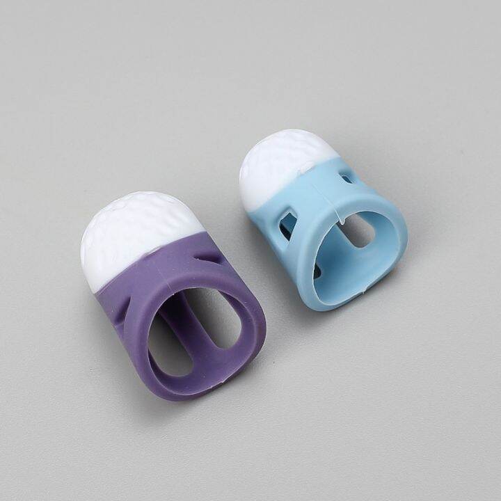 2pcs-set-silicone-sewing-thimbles-anti-stick-finger-cover-needles-finger-protector-non-slip-diy-sewing-craft-embroidery-tools