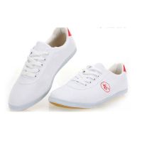 ：&amp;gt;?": Classic Martial Art Shoe White Sneakers Canvas Wu Shu Shoe Tenis Masculino Taekwondo Breathable Sneakers Tai Chi Kung Fu Shoes