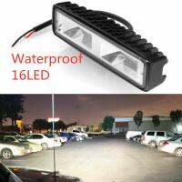 [ANYA Auto Parts] ไฟ16LED 18W 12V ไฟตัดหมอกขับรถออฟโรดไฟตัดหมอกไฟหน้ารถใหม่ไฟทำงานกลางแจ้งแคมป์ปิ้ง