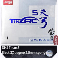 Original DHS TinArc5 (Tinarc 5) Table Tennis Rubber (Super-Elasticity, Non-Tacky) With Sponge table tennis racket indoor sports