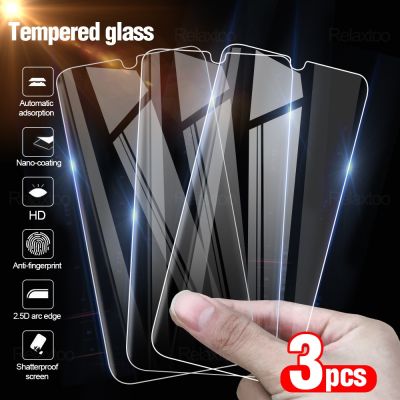 ▫┋☒ 3Pcs Protective Glass For Samsung Galaxy A12 Glass Screen Protector on Samsan Galaxi A12 A53 A13 A21s A 12 Safety Pelicula Armor