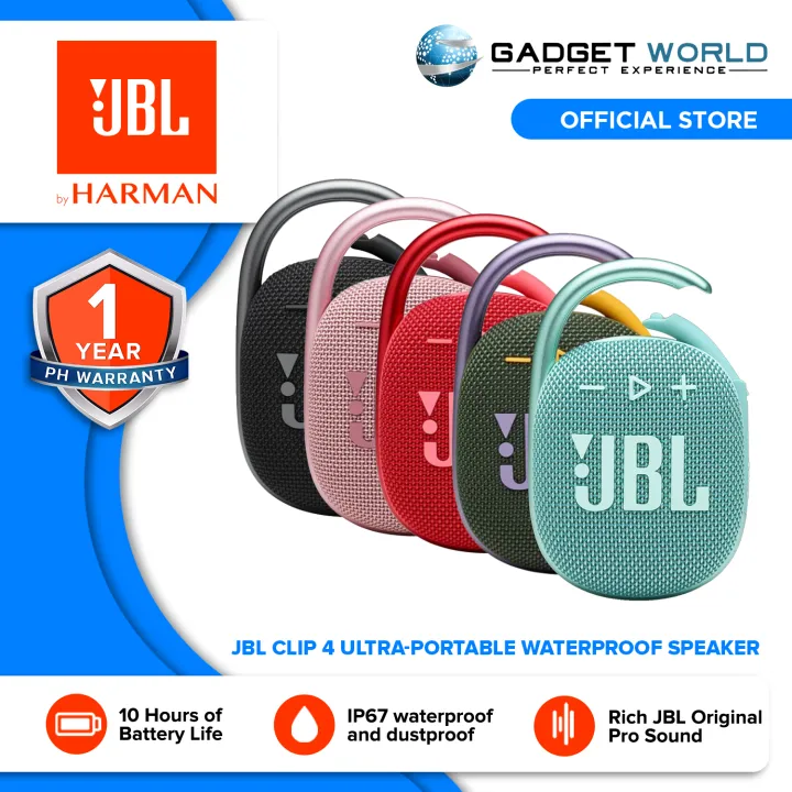 JBL Clip 4 Ultraportable Waterproof Speaker Lazada PH
