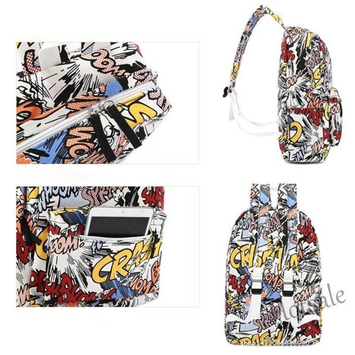 hot-sale-c16-explosion-graffiti-letters-pattern-backpack-student-school-bag-women-travel-bags