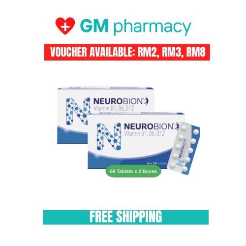 [FREE SHIPPING] Neurobion Vitamin B1 B6 B12 (2 X 60s) | Lazada