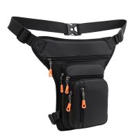 Mens Drop Leg Bag Casual Oxford Motorcycle Fanny Bum Belt Pack Multi-purpose Messenger Shoulder Bags Belt Hip Bum Waist Pack