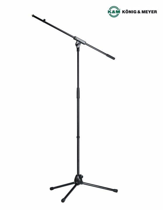 k-amp-m-21070-microphone-stand-ขาตั้งไมค์-ขาตั้งไมโครโฟน-แบบฐาน-3-ขา-ปรับสูงได้-90-160-ซม-พับเก็บได้-model-21070-500-55-made-in-germany