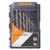 KENDO 11603934 ดอกสว่านเจาะสแตนเลส(โคบอลท์) 10 ตัวชุด 1 - 10mm