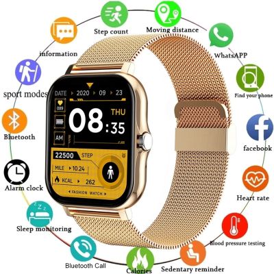 （A Decent035）2022 NewWatch Men WomenFull Touch Smartwatch For5.0 IOSTracker Face DialSports