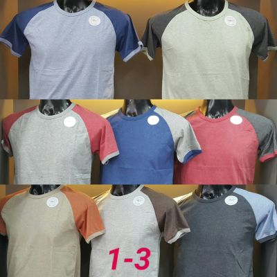 uzem slimFit no.1 -3 เสื้อยืด คอกลม แขนสั้น S=36 นิ้ว, M=38 นิ้ว, L=40 นิ้ว, XL=42 นิ้ว ความยาว 27-28 นิ้ว