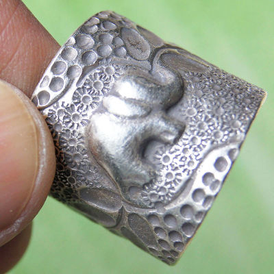 Beautiful gift ring Elephant pure silver Thai Karen hill tribe silver hand made Size 6.7,8,12Adjustable ของขวัญแหวนลวดลายช้างไทยไทยเงินแท้ งานเงินแท้ ขนาดปรับได้