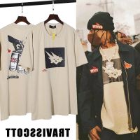 COD dsfrteryewe สินค้าพร้อมส่ง สินค้าใหม่ Travis Scott X ??CACTI ICE TEA ?? แขนสั้น คู่รัก streetwear แฟชั่น เสื้อยืด เสื้อยืดฤดูร้อน [M-XXL]