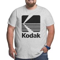 ?2023เสื้อยืดโลโก้ผู้ชาย Kodak ภาพถ่ายเสื้อยืดกล้องเสื้อคอกลมแขนสั้นเสื้อแบบย้อนยุคเสื้อยืดสูงใหญ่ขนาดพิเศษ4XL 5XL เสื้อยืด6XL สั่งทำได้