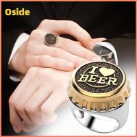 OSIDE โลหะสำหรับตกแต่ง แหวนฝาขวดเบียร์ สีเงินสี สีทอง แหวนเบียร์ I Love วินเทจ อุปกรณ์เครื่องประดับอัญมณี เจ้าสาววงนิ้ว ปาร์ตี้ค็อกเทลปาร์ตี้