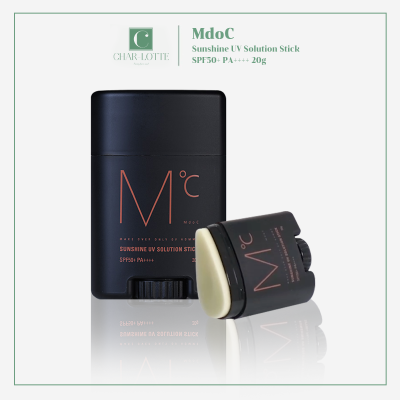 [Charlotte Seoul] MdoC Sunshine UV Solution Stick SPF50+ PA++++ 20g #KoreanMenSunStick #Face&amp;BodySunCream #Formen #กันแดดแท่ง #ครีมกันแดดแท่งสำหรับผู้ชาย