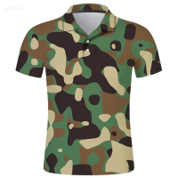 Summer Short Sleeve 2023 Sweatshirt Camouflage Polo Shirt Men 3d Printed Children Graphic Shirts Casual Streetwear Harajuku Cool Tops Unisex summer polo