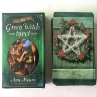 【HOT】✹♝◈ new deck oracles cards mysterious divination green witch tarot for women girls board