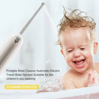 Automatic Electric Bidet Sprayer Travel Shower Spray Travel Cleaning Portable