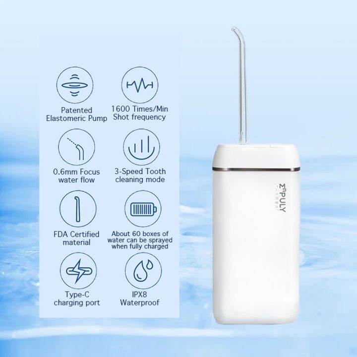 ราคาพิเศษ-xiaomi-เครื่องล้างฟัน-enpuly-oral-irrigator-water-flosser-เครื่องทำความสะอาดฟัน-ไหมขัดฟัน-ที่ล้างฟัน-ไหมขัดฟันพลังน้ำ-ส่งไว-ไหม-ขัด-ฟัน-พลัง-น้ำ-ไหมขัดฟัน