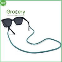 GROCERY LIFE มี6สี ห่วงโซ่แว่นอ่านหนังสือ โพลีเอสเตอร์ เครื่องมือสำหรับแว่นตา สายแว่นตา แบบพกพาได้ อุปกรณ์เสริมแว่นตา สายรัดแว่นตา ผู้หญิงผู้ชาย