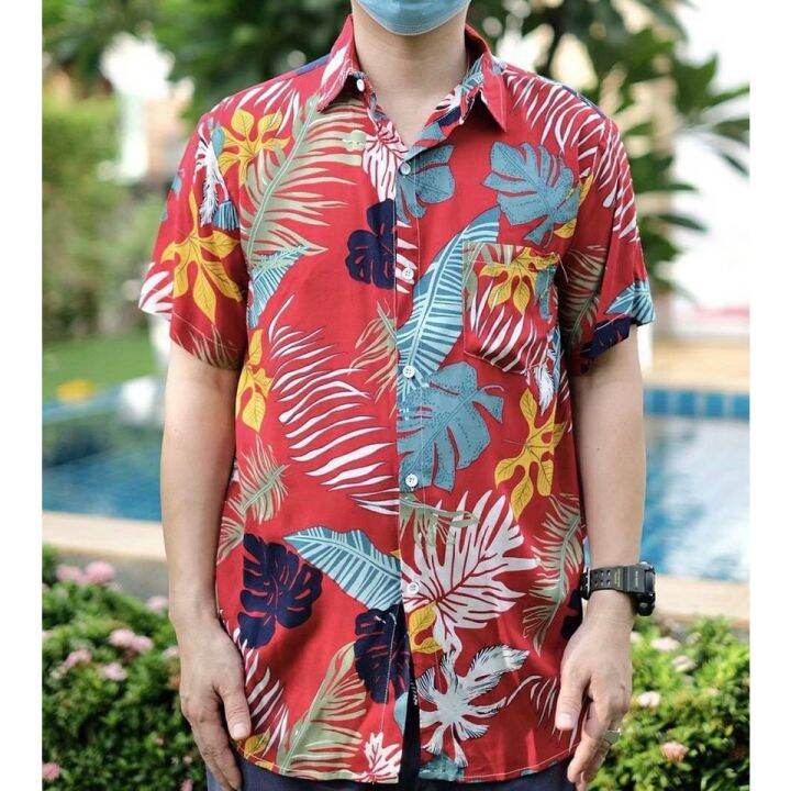 เสื้อฮาวาย-เสื้อเชิ้ต-hawaii-เชิ๊ตเกาหลี-สินค้ามาใหม่-ผ้านิ่มขึ้น-สไตล์เกาหลีมาแรง