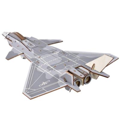 Kids Fighter Jet Toy 3D J-20 Fighter Assembling Model Toy Cool Assembly Airplane Model Building Kit Brain Teaser Puzzles Educational STEM Toy for Adults and Kids steadfast