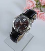 Win Watch Shop นาฬิกา Casioแท้ รุ่น LTP-1314L-8AV นาฬิกาข้อมือ ผู้หญิง สายหนังแท้ หน้าปัดสีเทา -ของแท้ 100% ประกันสินค้า 1 ปีเต็ม