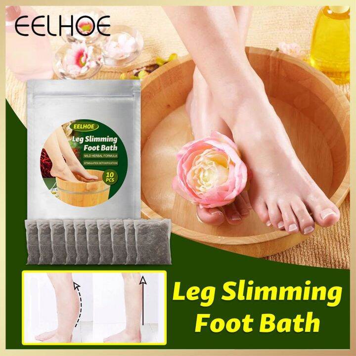 【EELHOE】 10Pcs/Pack Ginger Foot Soak,Foot Soak Pack Ginger Foot Bath