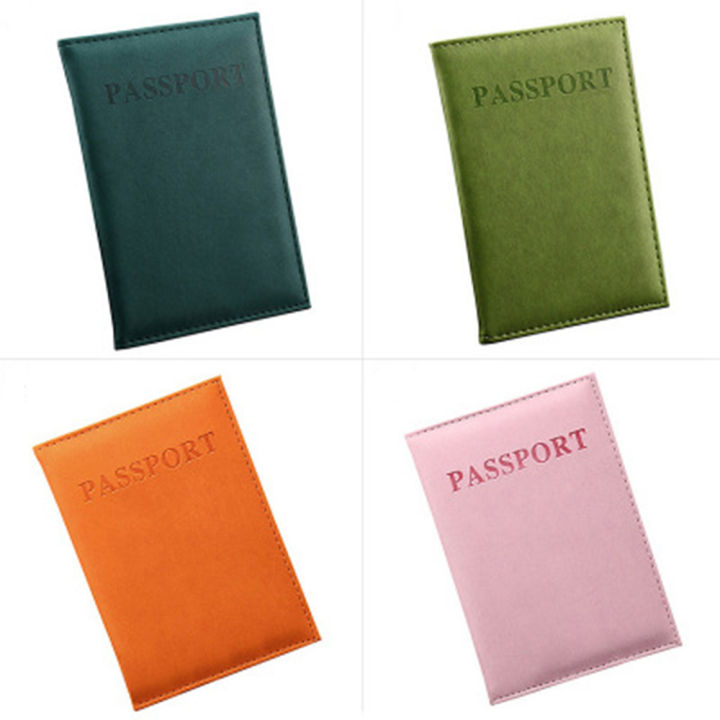 เคสป้องกันการเดินทางธุรกิจหนังสือเดินทางหนัง-pu-ปกใส่เอกสารตั๋วซองใส่หนังสือเดินทาง