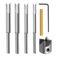 ชุดกลึงไม้ฟัน 4 ชุดทํา Reamer Tool เครื่องตัดเหล็กความเร็วสูงเครื่องมืองานไม้ Pen Barrel Mill Trimmer Set