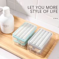 1pcs Multifunctional soap dish soap box hands-free foam soap dish hands-free foam drainage household storage box cleaning tool Soap Dishes