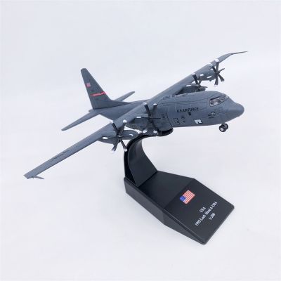 ของเล่นโมเดลเครื่องบินโลหะแบบจำลองสำหรับเด็กผู้ชาย AC-130แบบทหารเรือ C130พื้นขนาด1/200