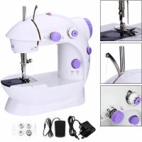 โปรโมชั่น+++++ จักรเย็บผ้า ไฟฟ้า มินิ ขนาดพกพา Mini Sewing hine จักรเย็บผ้าขนาดเล็ก พกพาสะดวก (สีม่วง) ราคาถูก จักร เย็บ ผ้า จักร เย็บ ผ้า ไฟฟ้า จักร เย็บ ผ้า ขนาด เล็ก เครื่อง เย็บ ผ้า