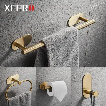 Best Offer Bathroom Robe & Towel Hook In Brushed Gold