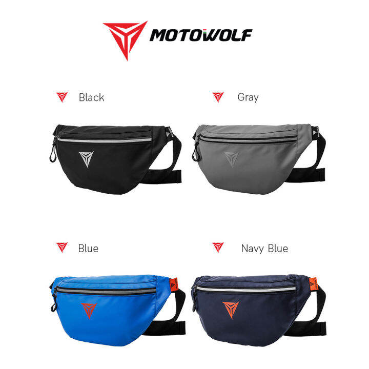 motowolf-กระเป๋าคาดเอว-การเป๋าคาดอก-ผ้า-oxford-600d-กันน้ำ-สำหรับผู้ขับขี่มอเตอร์ไซค์-รุ่น-mdl0713-สินค้าของแท้-100