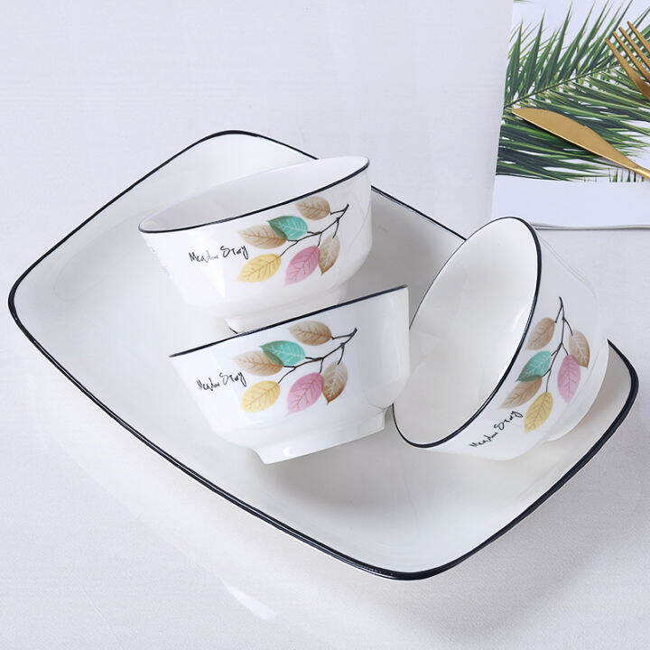 dishes-single-household-small-bowl-rice-bowl-noodle-bowl-soup-bowl-plate